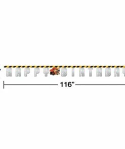 Creative Converting Kids Birthday Party Themes Big Dig Construction Jointed Banner Lg