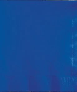 Creative Converting Solid Color Tableware Cobalt Blue Napkins, 20 Ct