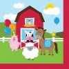 Creative Converting Farm Fun Beverage Napkins, 18 Ct Kids Birthday Party Themes