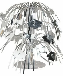 Creative Converting Silver Mortarboard Graduation Centerpiece Graduation Party Supplies