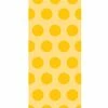 Creative Converting School Bus Yellow Polka Dot Favor Bags, 20 Ct Solid Color Tableware