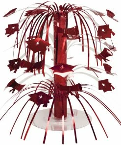 Creative Converting Red Mortarboard Graduation Centerpiece