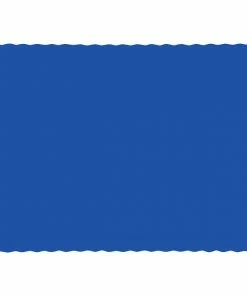 Creative Converting Cobalt Blue Placemats, 50 Ct Solid Color Tableware