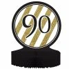 Creative Converting Adult Birthday Party Themes Black And Gold 90th Birthday Centerpiece