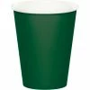 Creative Converting Hunter Green Hot/Cold Paper Cups 9 Oz., 24 Ct Solid Color Tableware