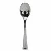 Creative Converting Solid Color Tableware Metallic Silver Mini Spoons Boxed, 24 Ct