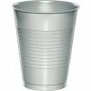 Creative Converting Shimmering Silver Plastic Cups, 20 Ct
