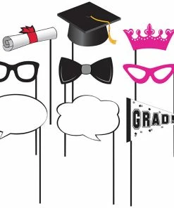 Creative Converting Graduation Photo Props, 10 Ct