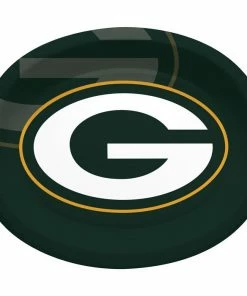 Creative Converting Green Bay Packers Oval Platter 10" X 12", 8 Ct NFL And Football Party Supplies