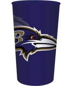 Creative Converting Baltimore Ravens Plastic Cup, 22 Oz
