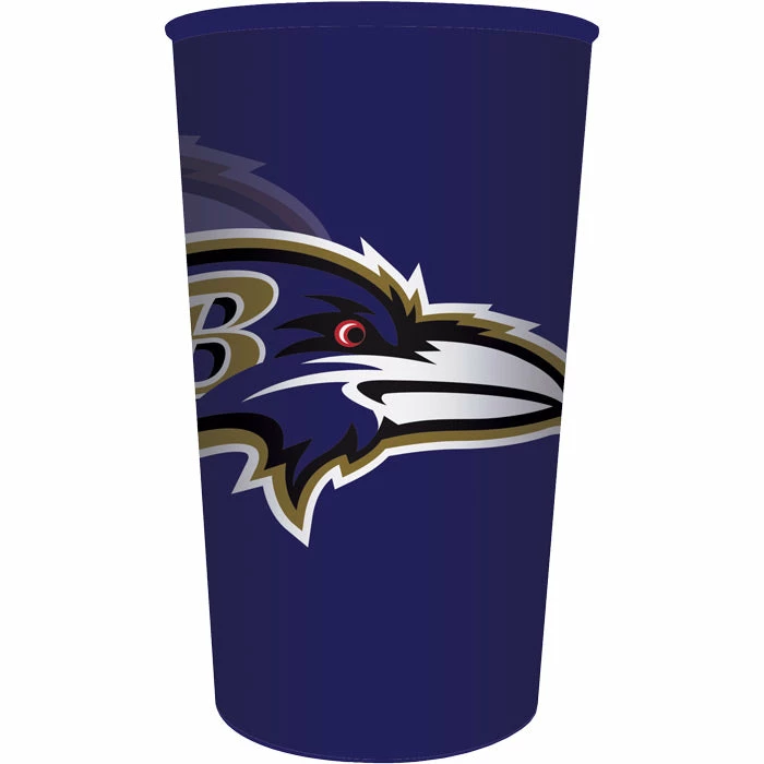Creative Converting Baltimore Ravens Plastic Cup, 22 Oz