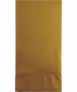 Creative Converting Glittering Gold Guest Towel, 3 Ply, 16 Ct