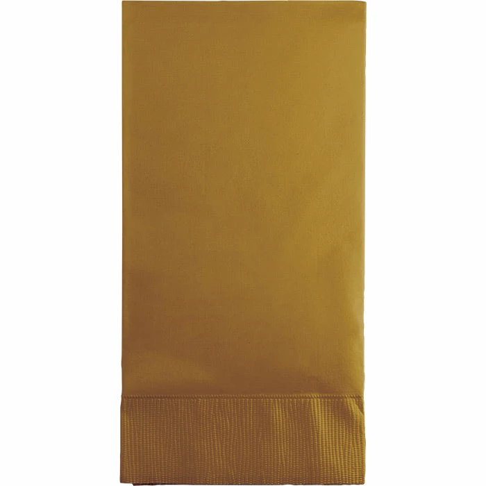 Creative Converting Glittering Gold Guest Towel, 3 Ply, 16 Ct