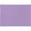 Creative Converting Solid Color Tableware Luscious Lavender Purple Placemats, 50 Ct