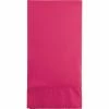 Creative Converting Solid Color Tableware Hot Magenta Guest Towel, 3 Ply, 16 Ct