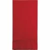 Creative Converting Solid Color Tableware Classic Red Guest Towel, 3 Ply, 16 Ct