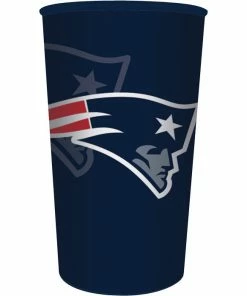 Creative Converting New England Patriots Plastic Cup, 22 Oz