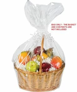 Creative Converting Large Clear Basket Bag Christmas Party Supplies