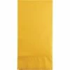 Creative Converting School Bus Yellow Guest Towel, 3 Ply, 16 Ct Solid Color Tableware