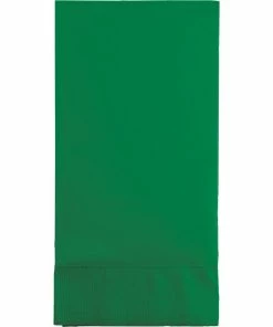 Creative Converting Emerald Green Guest Towel, 3 Ply, 16 Ct