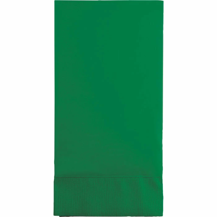 Creative Converting Emerald Green Guest Towel, 3 Ply, 16 Ct