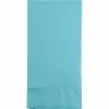 Creative Converting Solid Color Tableware Pastel Blue Guest Towel, 3 Ply, 16 Ct