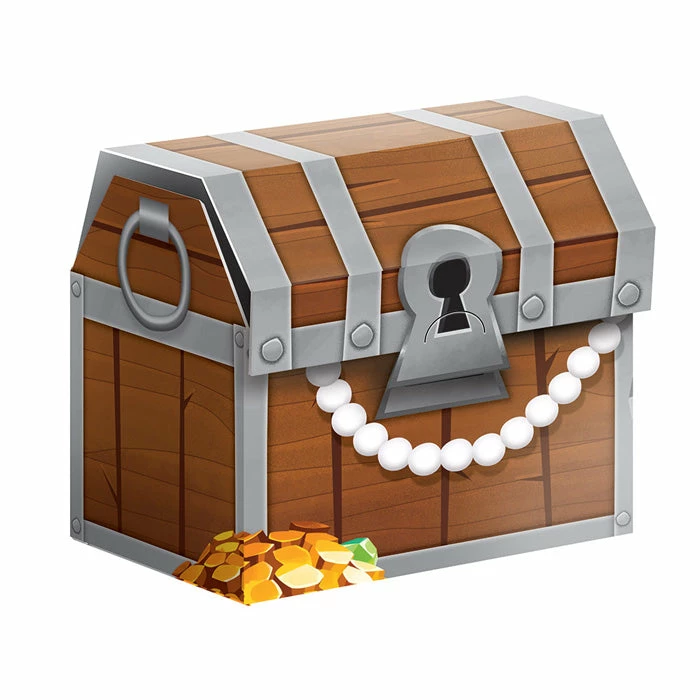 Creative Converting Pirate Treasure Favor Boxes, 8 Ct