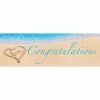 Creative Converting Beach Love Giant Party Banner Bridal And Wedding