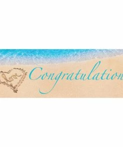 Creative Converting Beach Love Giant Party Banner Bridal And Wedding