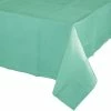 Creative Converting Fresh Mint Tablecover 54"X 108" Polylined Tissue