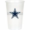 Creative Converting NFL And Football Party Supplies Dallas Cowboys Plastic Cup, 20Oz, 8 Ct