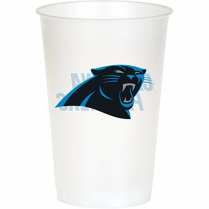 Creative Converting NFL And Football Party Supplies Carolina Panthers Plastic Cup, 20Oz, 8 Ct