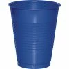 Creative Converting Cobalt Blue Plastic Cups, 20 Ct Solid Color Tableware