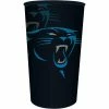 Creative Converting NFL And Football Party Supplies Carolina Panthers Plastic Cup, 22 Oz