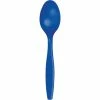 Creative Converting Cobalt Blue Plastic Spoons, 50 Ct
