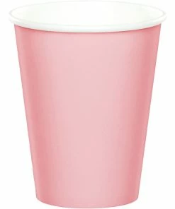 Creative Converting Classic Pink Hot/Cold Paper Cups 9 Oz., 8 Ct