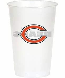 Creative Converting Chicago Bears Plastic Cup, 20Oz, 8 Ct