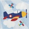 Creative Converting Toy Airplane Beverage Napkins, 16 Ct
