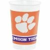 Creative Converting Clemson University 20 Oz Plastic Cups, 8 Ct