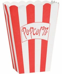 Creative Converting Hollywood Lights Popcorn Box, 8 Ct
