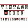 Creative Converting Adult Birthday Party Themes Vintage Dude 50th Birthday Banner