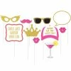 Creative Converting Girls Night Photo Booth Props, 10 Ct