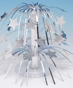 Creative Converting General Decorations Silver Foil Cascading Centerpiece