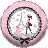Creative Converting Party In Paris Metallic Balloon 18" Kids Birthday Party Themes