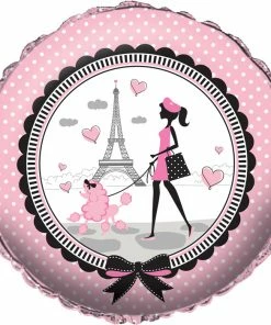 Creative Converting Party In Paris Metallic Balloon 18