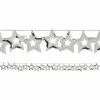 Creative Converting General Decorations Silver Stars Foil Garland, 9 Ft.