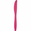 Creative Converting Hot Magenta Pink Plastic Knives, 50 Ct