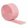 Creative Converting Solid Color Tableware Classic Pink Crepe Streamers 81'