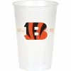 Creative Converting Cincinnati Bengals Plastic Cup, 20Oz, 8 Ct