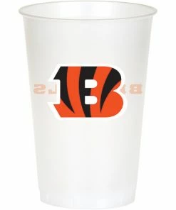 Creative Converting Cincinnati Bengals Plastic Cup, 20Oz, 8 Ct